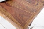 Biurko Elements 120cm drewniane sheesham - Invicta Interior 7